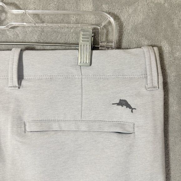 NWT Tommy Bahama Golf Pants On Par Island Zone 36x32 (*36x30.5) Gray Harbor $128 - Picture 4 of 15